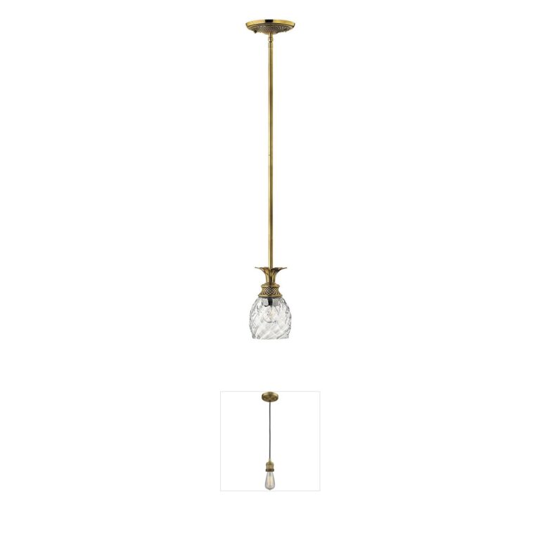 Hinkley Plantation Burnished Brass Mini Pendant