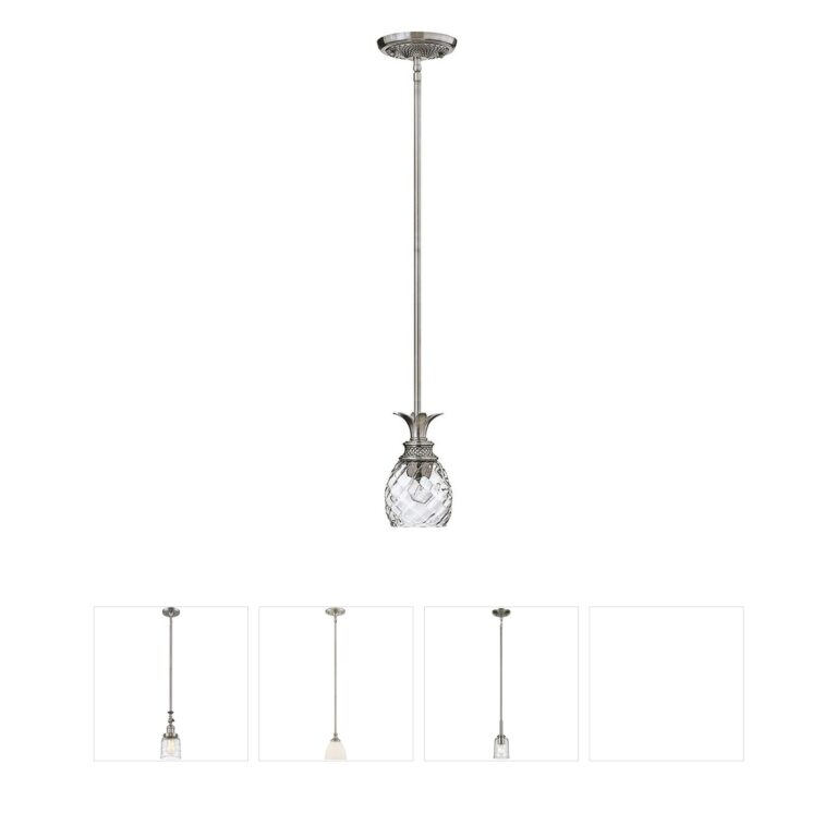 Hinkley Plantation Clear Optic Glass Mini Pendant