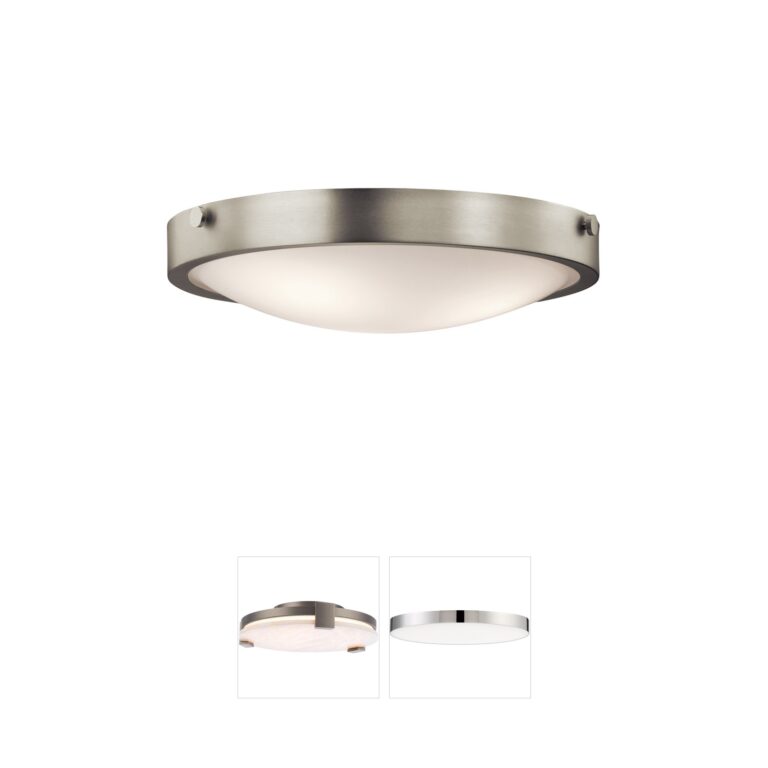 Kichler Lytham Brushed Nickel Flush Mount