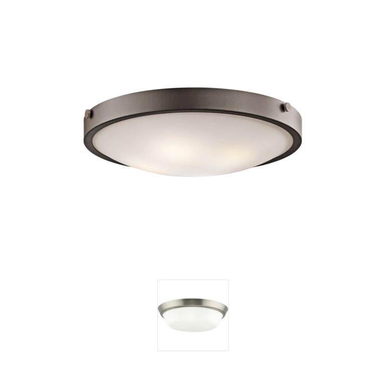 Kichler Lytham 20.5" Olde Bronze Flush Mount