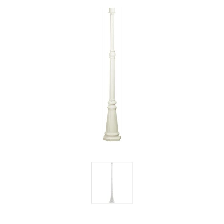 Artcraft Classico White Metal Outdoor Post Light