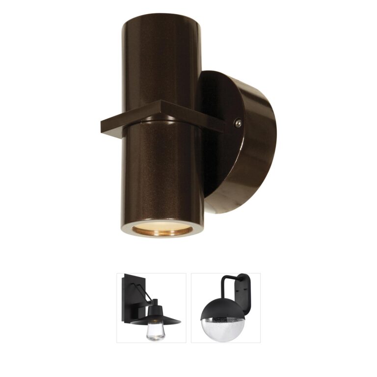 Access Lighting KO Collection Bronze Bi-Directional Aluminum Outdoor Wall Light
