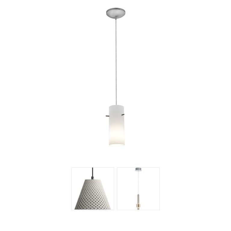 Access Lighting Cylinder Opal Glass Pendant