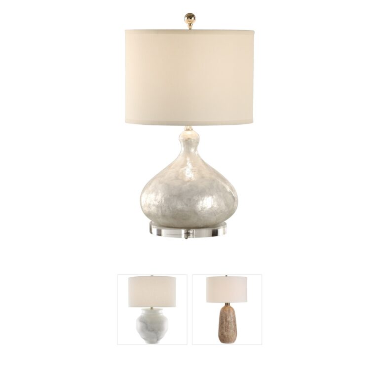 Wildwood Waterfront Natural Capiz Shell Table Lamp