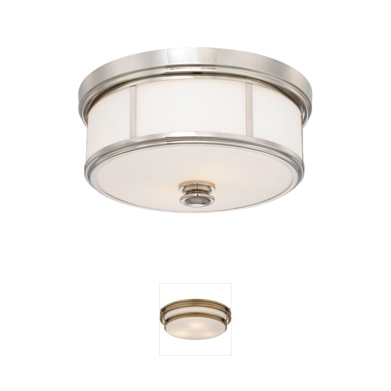 Minka-Lavery Harbour Point Polished Nickel Flush Mount
