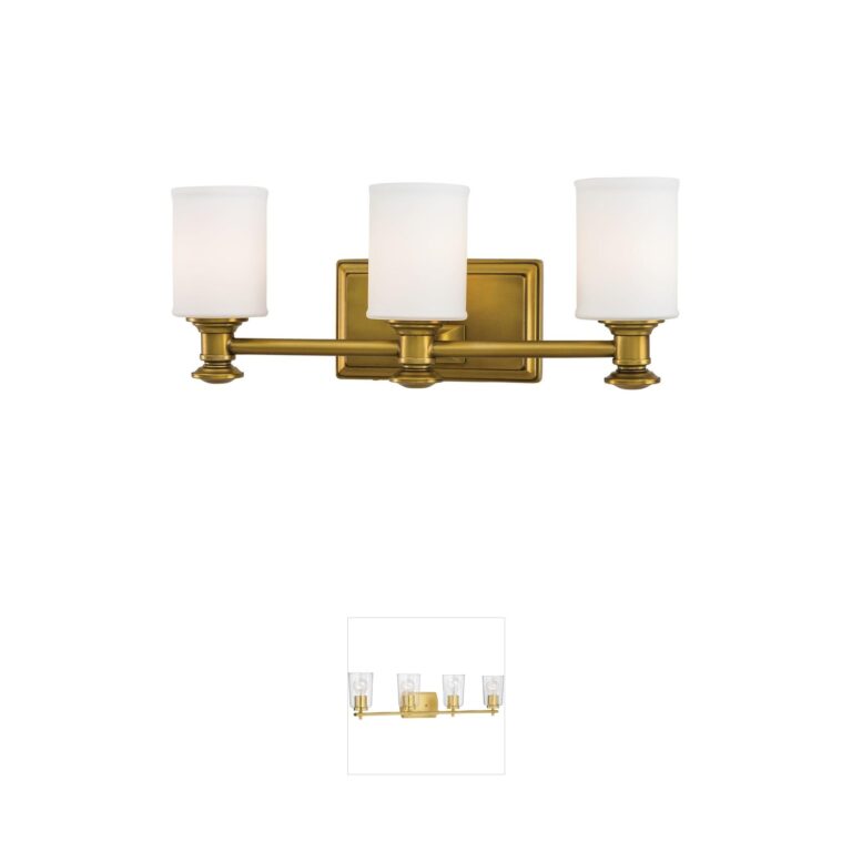 Minka-Lavery Harbour Point Liberty Gold Vanity Light