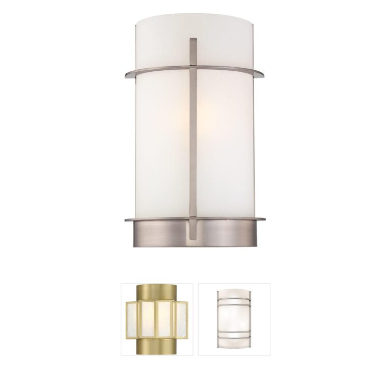 Minka-Lavery Compositions Brushed Nickel Wall Sconce