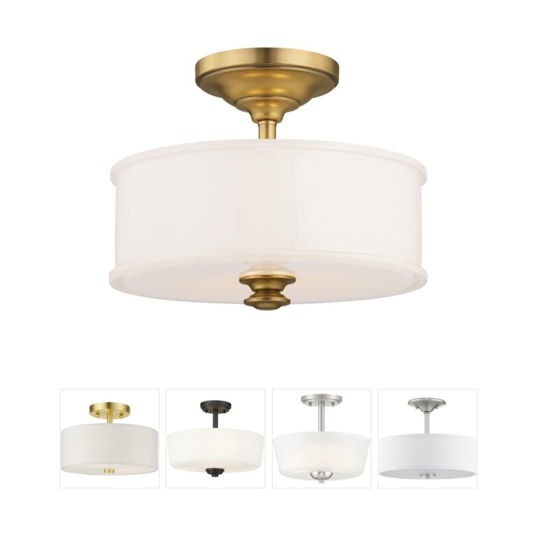 Minka-Lavery Harbour Point Liberty Gold Semi-Flush Mount