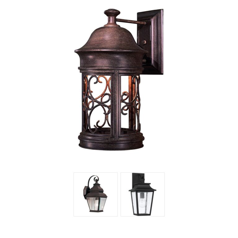 Minka-Lavery Sage Ridge 1-Light Outdoor Wall Sconce in Vintage Rust