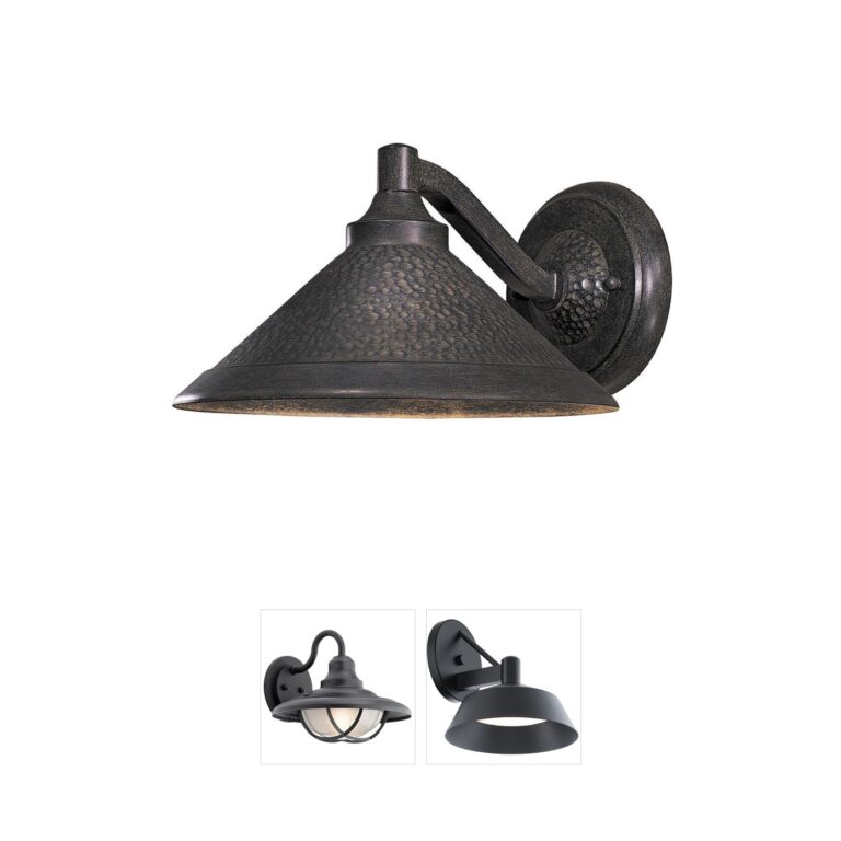 Minka-Lavery Kirkham Aspen Bronze Aluminum Dark Sky Outdoor Wall Light