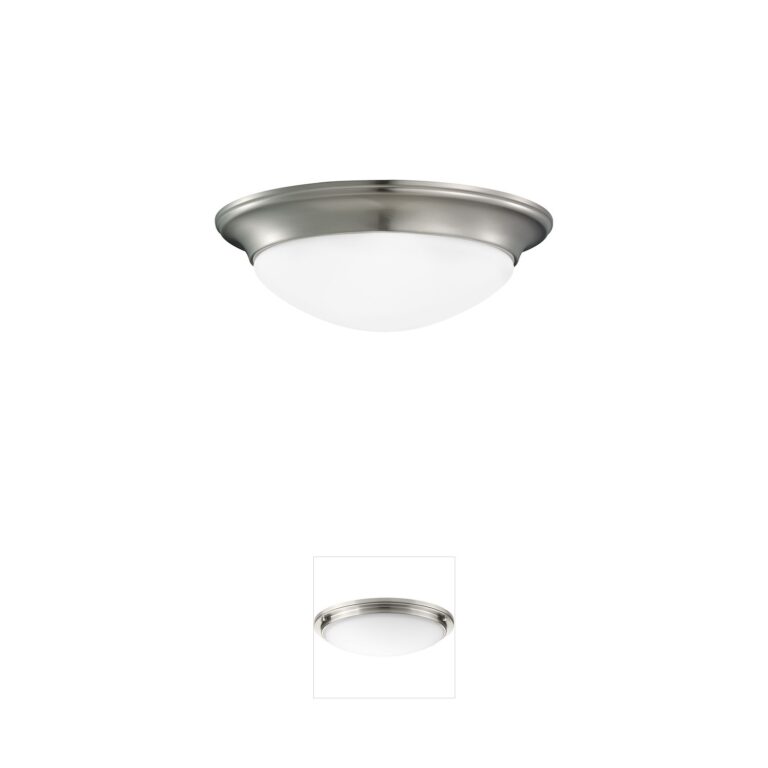 Generation Lighting Nash Brushed Nickel Flush Mount