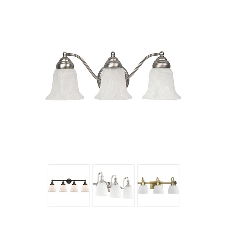 Capital Lighting Brady 3-Light Matte Nickel Vanity Light