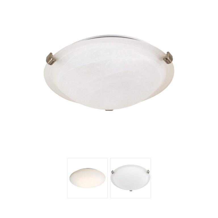 Nuvo Brentwood Brushed Nickel Flush Mount