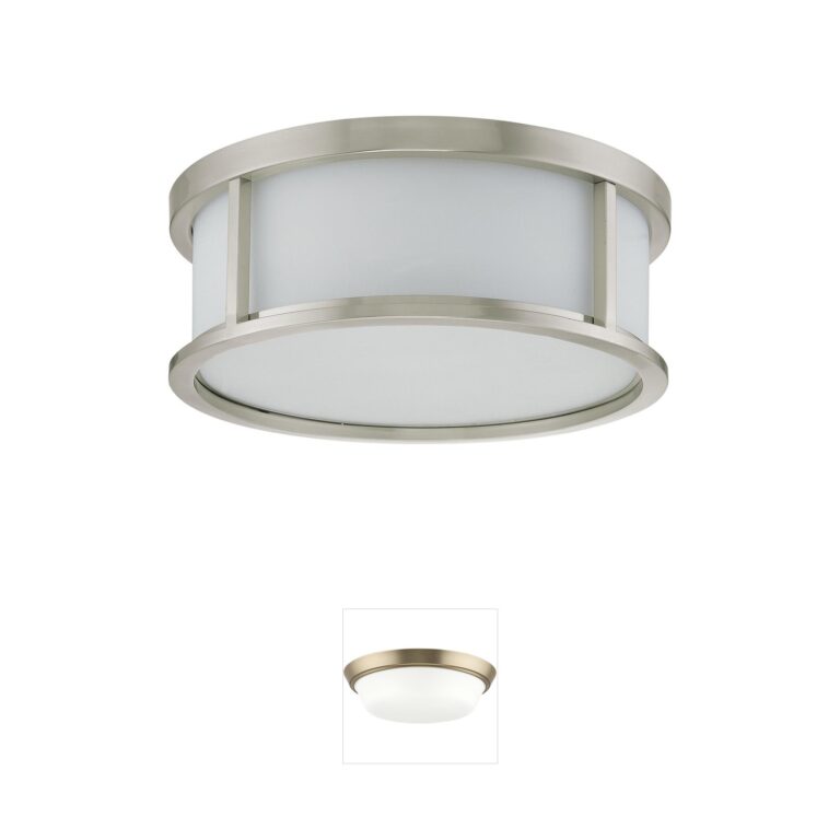 Nuvo Lighting Odeon Brushed Nickel Flush Mount