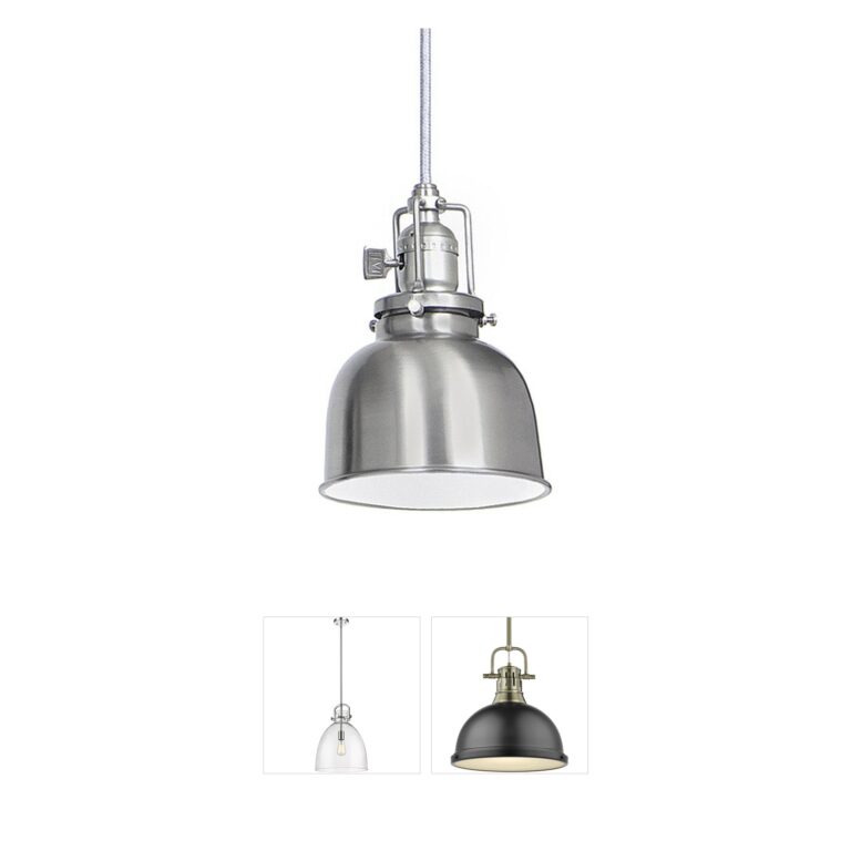 JVI Designs Union Square Pewter Industrial Pendant