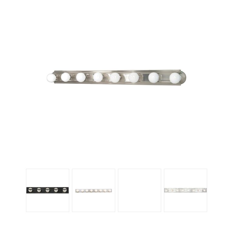 Nuvo Lighting Brentwood 8-Light Brushed Nickel Vanity Light