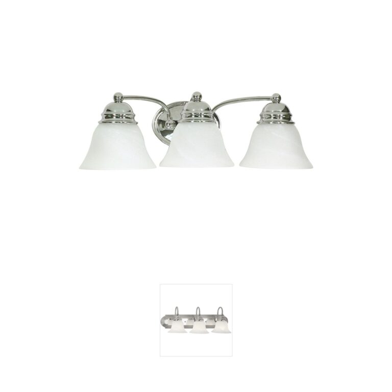 Nuvo Lighting Empire Collection Polished Chrome Vanity Light
