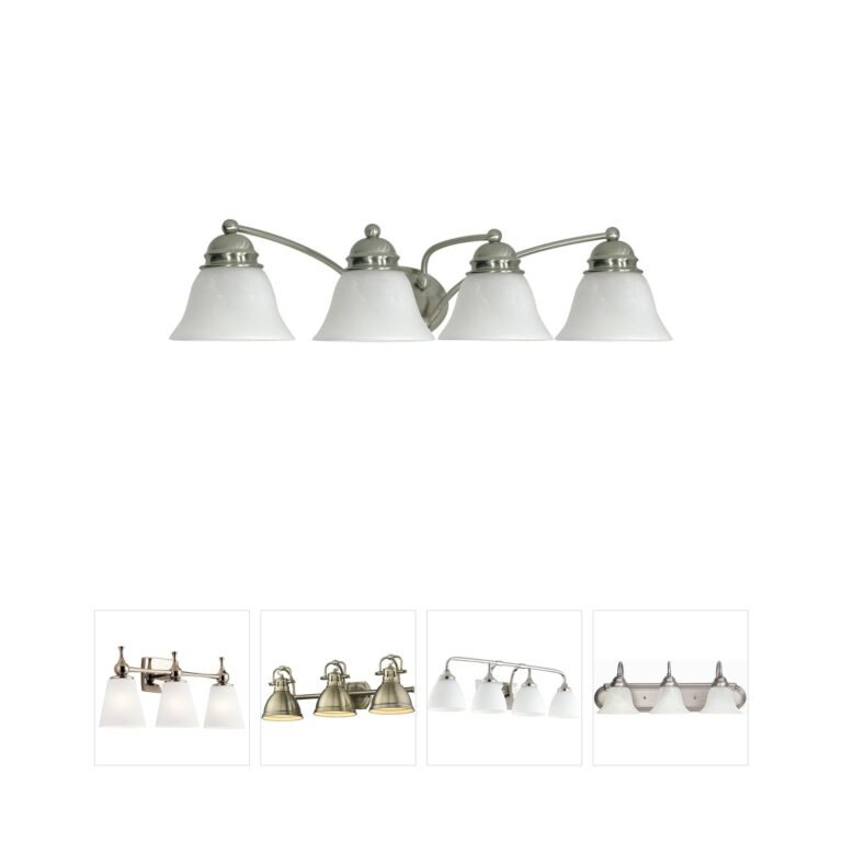 Nuvo Empire Collection Brushed Nickel Vanity Light