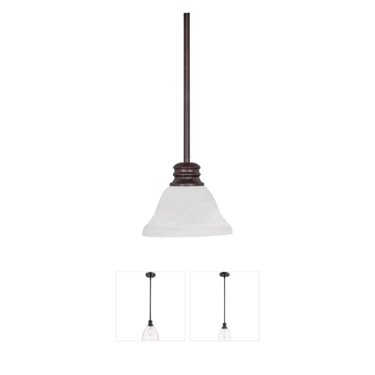 Nuvo Lighting Empire Alabaster Glass Mini Pendant