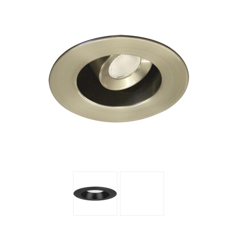 WAC Lighting LEDme Brushed Nickel Miniature Recessed Task Light
