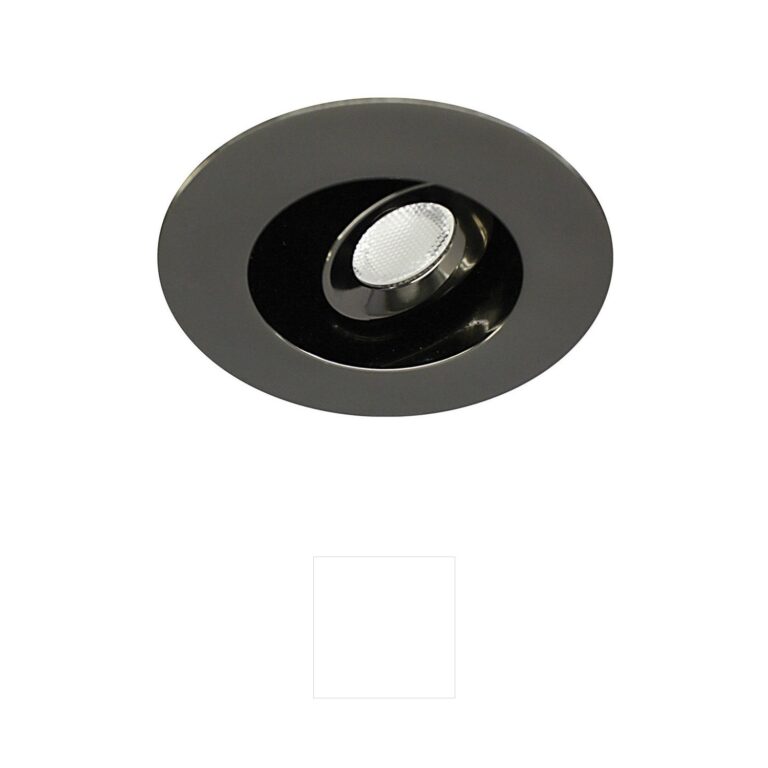 WAC Lighting LEDme Miniature Gunmetal Recessed Task Light