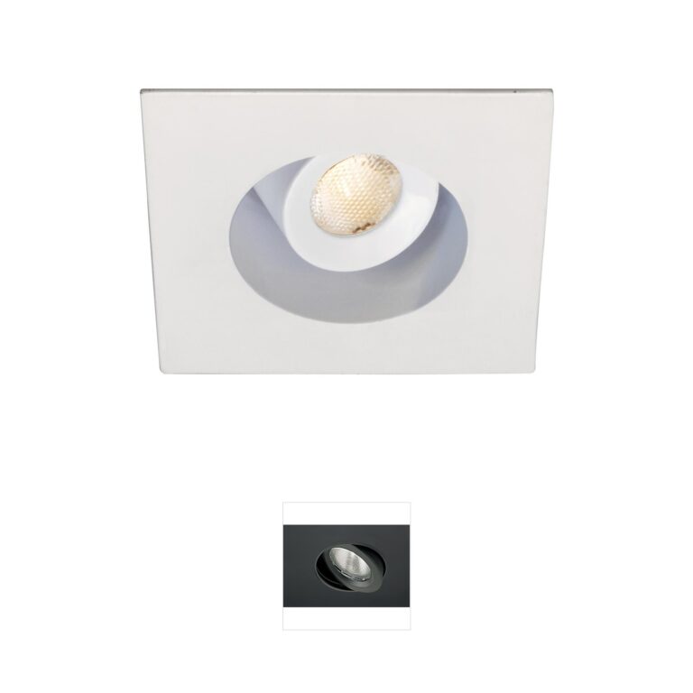 WAC Lighting LEDme Square Recessed Task Light - White