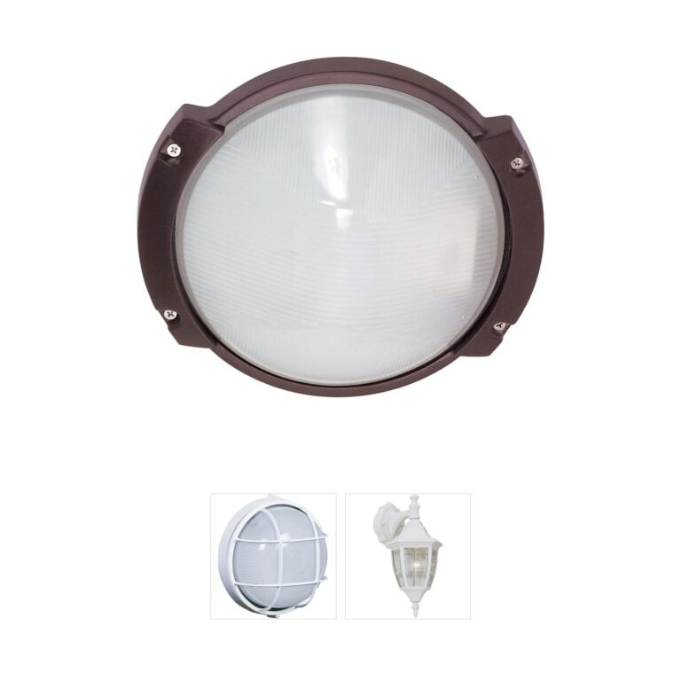 Nuvo Lighting Brentwood Architectural Bronze Outdoor Wall Light