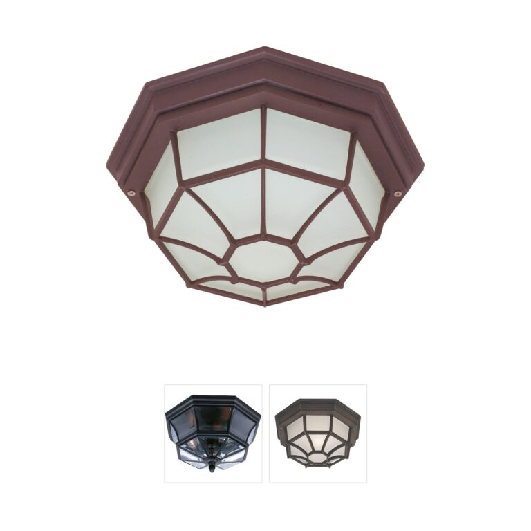 Nuvo Lighting Brentwood Old Bronze Outdoor Ceiling Light
