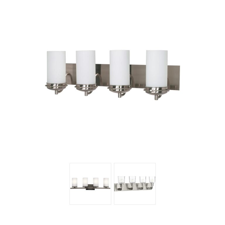 Nuvo Lighting Polaris Collection Brushed Nickel Vanity Light