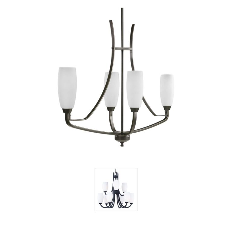 Progress Lighting Wisten Collection Antique Bronze Steel Chandelier