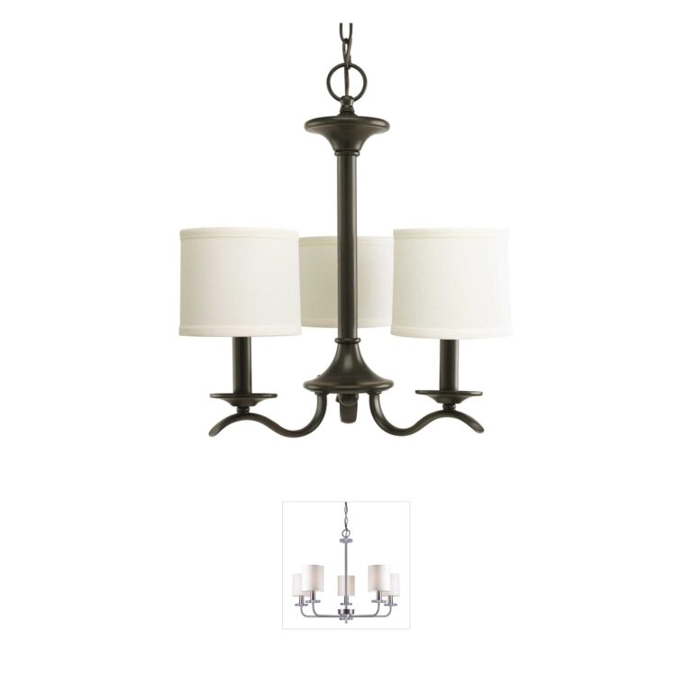 Progress Lighting Inspire Collection Antique Bronze Chandelier