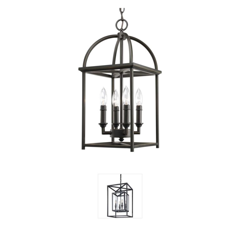 Progress Lighting Piedmont Antique Bronze Foyer Lantern
