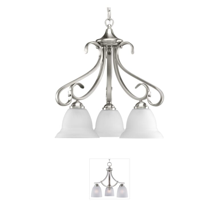 Progress Lighting Torino Brushed Nickel Chandelier