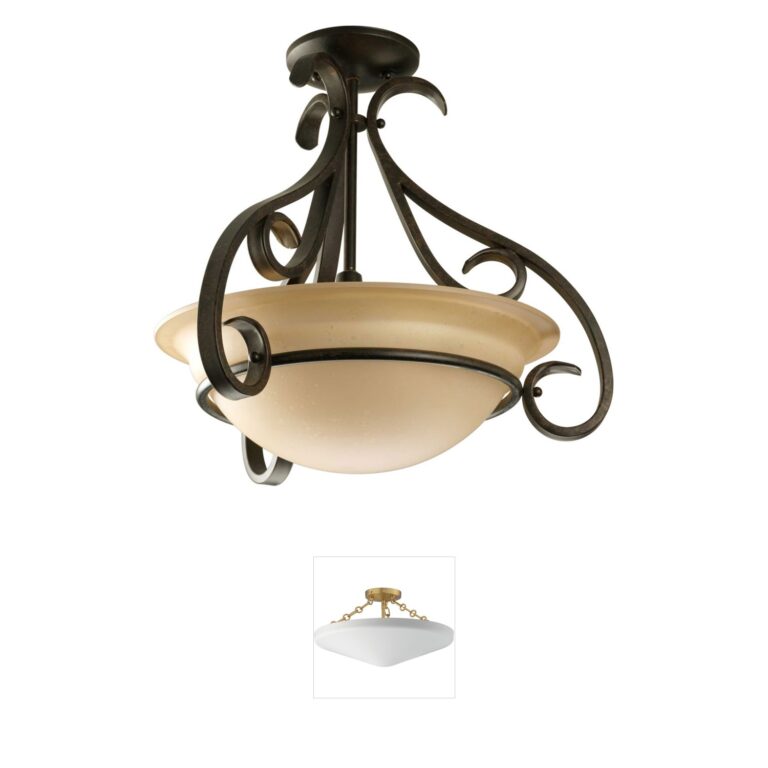 Progress Lighting Torino Collection Forged Bronze Foyer Pendant