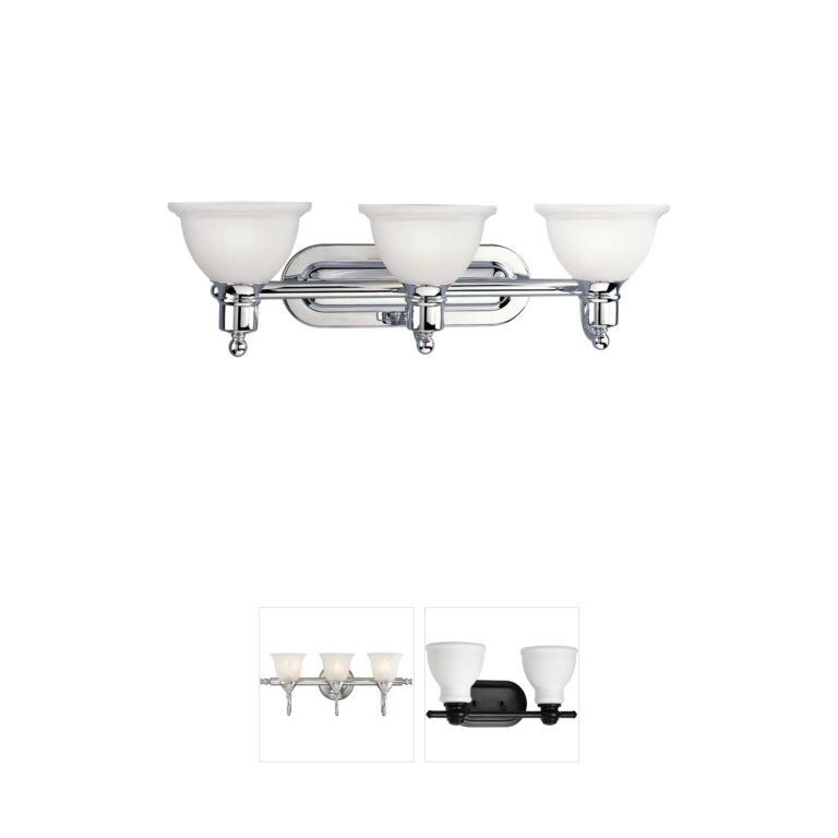Progress Madison 3-Light Polished Chrome Vanity Light