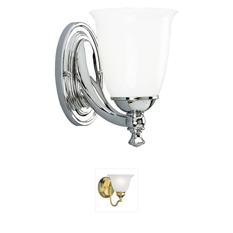 Progress Lighting Victorian Polished Chrome Vanity Light