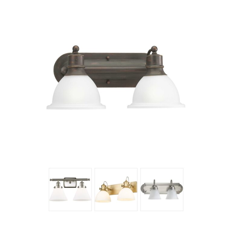 Progress Madison Antique Bronze 2-Light Vanity Light