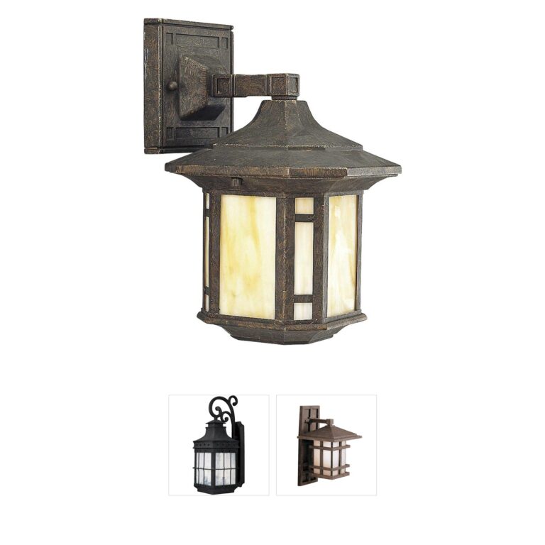 Progress Lighting Arts And Crafts Weathered Bronze Outdoor Wall Lantern