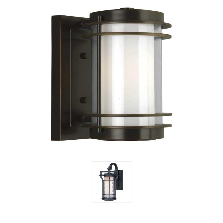 Progress Lighting Penfield Oil Rubbed Bronze Outdoor Wall Lantern with Clear Glass