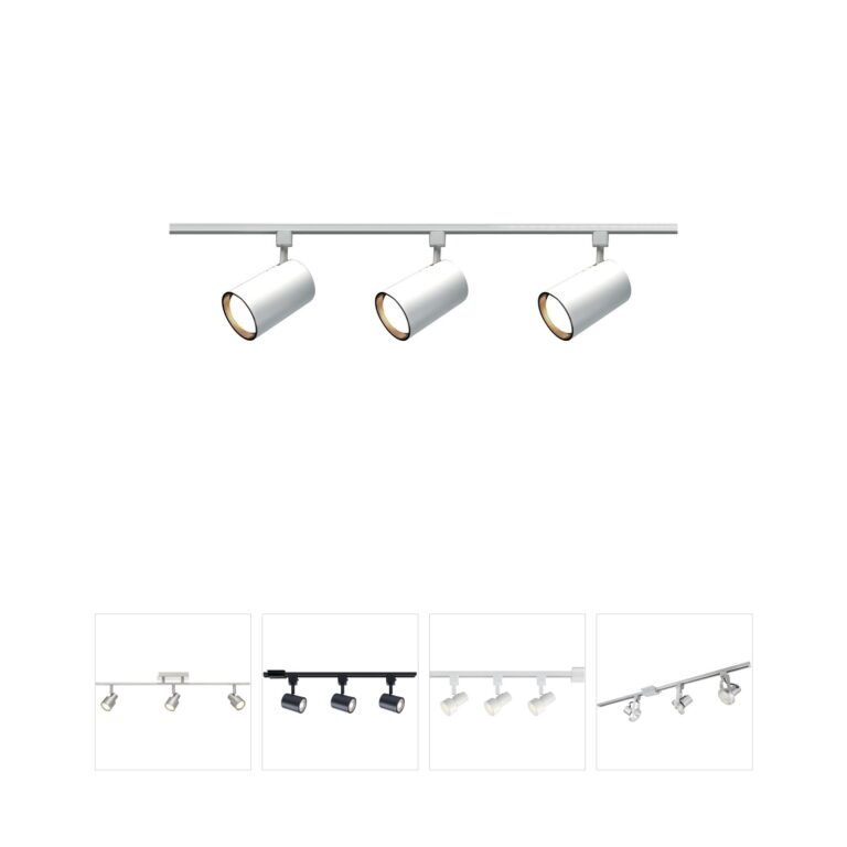 Nuvo Lighting Brentwood 3-Light White Track Bar