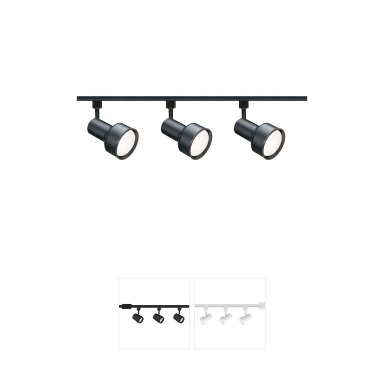 Nuvo Lighting Brentwood 3-Light Black Track Light