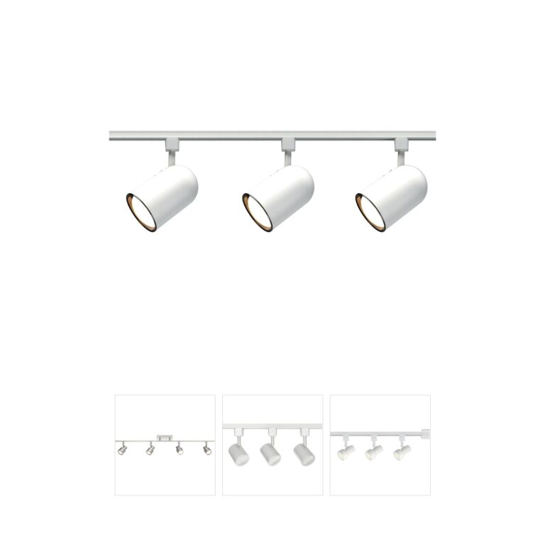 Nuvo Lighting Brentwood 3-Light Track Fixture - White