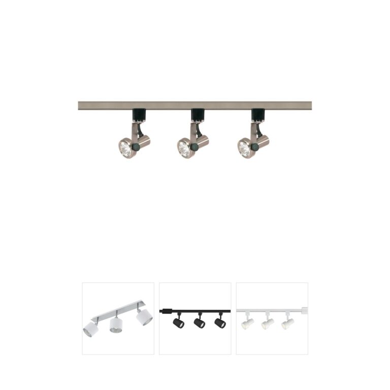 Nuvo Brentwood Brushed Nickel Track Light