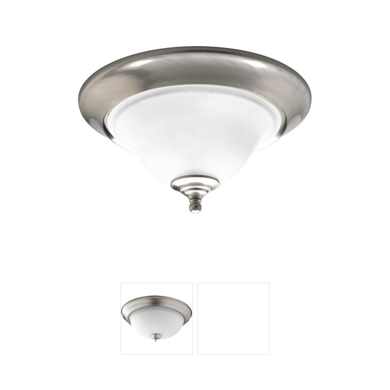 Progress Lighting Trinity 15" Brushed Nickel Flush Mount