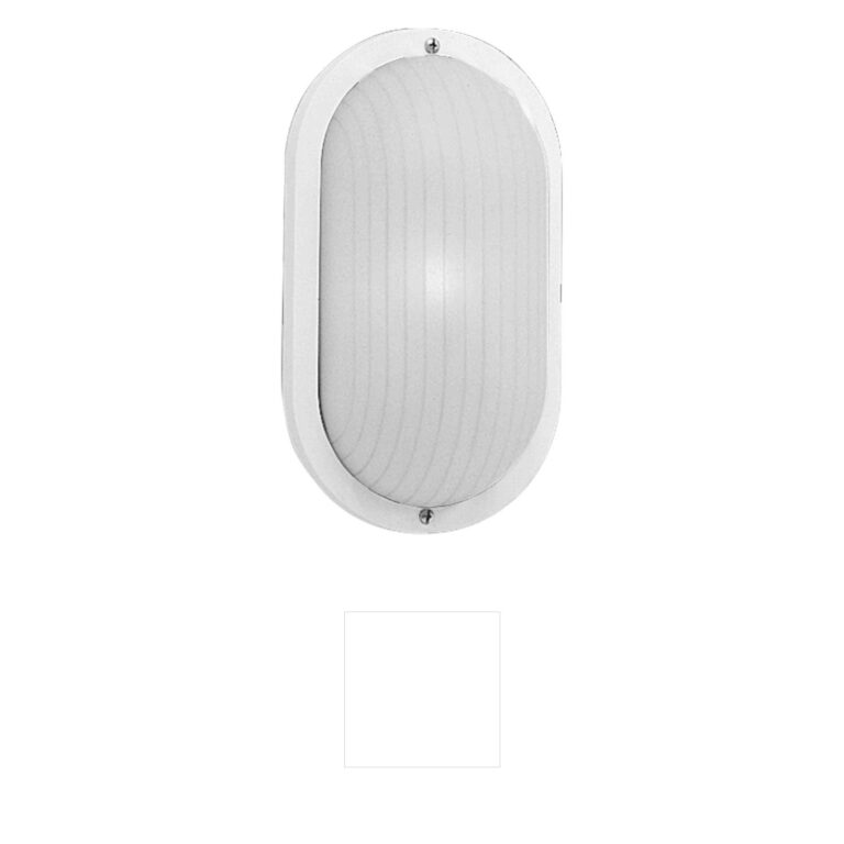 Progress Lighting Bulkheads 10" White Polycarbonate Outdoor Ceiling Light