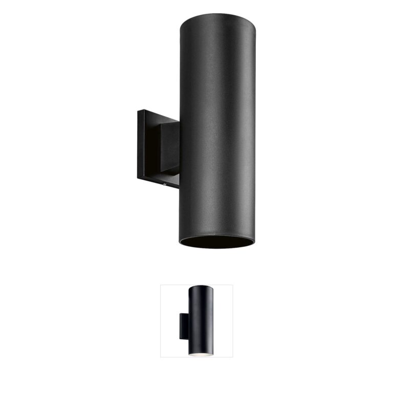 Progress Lighting Cylinder Polycarbonate Up/Down Outdoor Wall Sconce