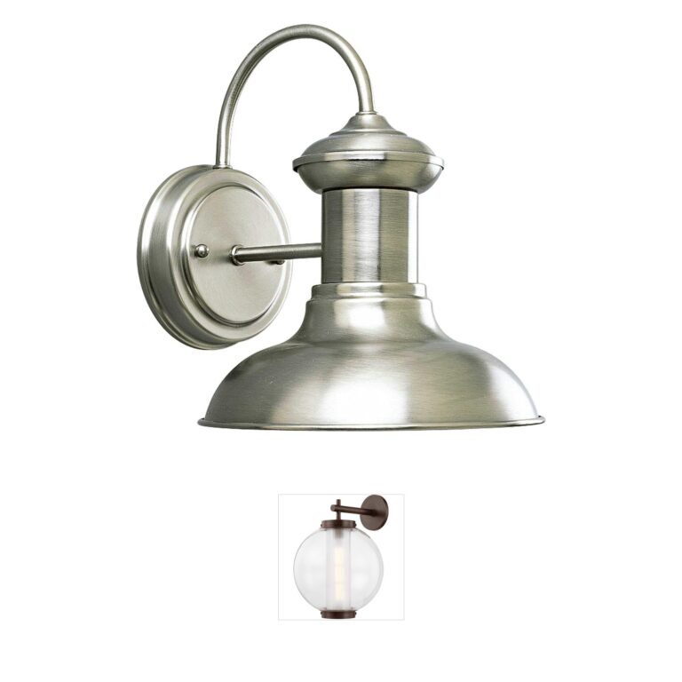 Progress Lighting Brookside Solid Brass Outdoor Wall Lantern