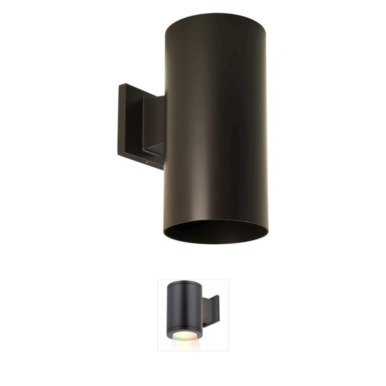 Progress Lighting Cylinder Antique Bronze Outdoor Wall Light