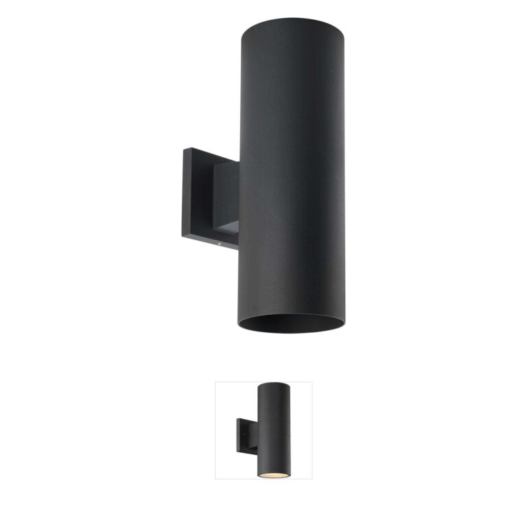 Progress Lighting Cylinder Cast Aluminum Up/Down Outdoor Wall Light