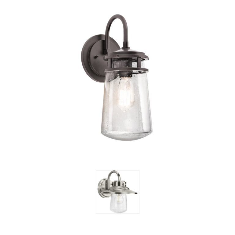 Kichler Lyndon Architectural Bronze Outdoor Wall Light